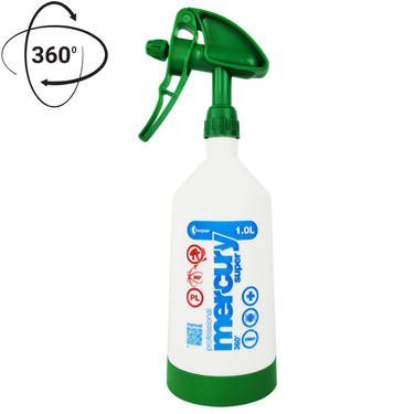 Green Mercury Super 360 Pro+ Sprayer Bottle: 1 Litre Kwazar.