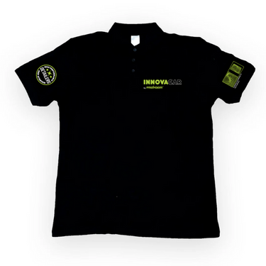 Innovacar Branded Black Polo Shirt Innovacar.