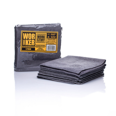 Worker- Edgeless Microfibre Cloths (5-Pack) Work Stuff.