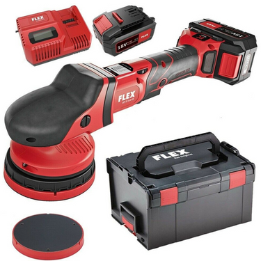 Cordless Random Orbital Polisher Set XFE 15 150 18.0-EC/5.0 - Flex Flex Orbital Polisher Detailer South Africa.