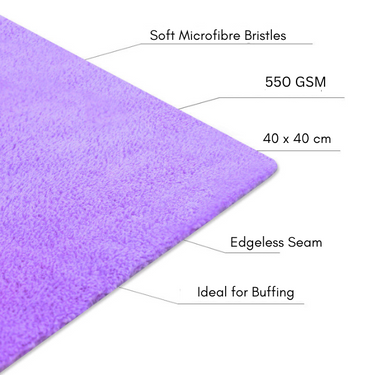 550 GSM Microfibre Buffing Cloths (Sets) Detailing Corporation.