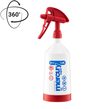 Red Mercury Super 360 Pro+ Sprayer Bottle: 1 Litre Kwazar.