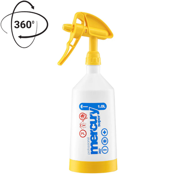 Yellow Mercury Super 360 Pro+ Sprayer Bottle: 1 Litre Kwazar.