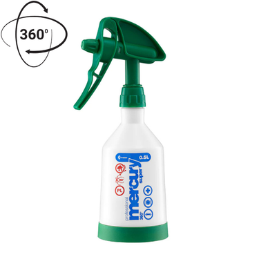 Green Mercury Super 360 Pro+ Sprayer Bottle: 0.5 Litre Kwazar.
