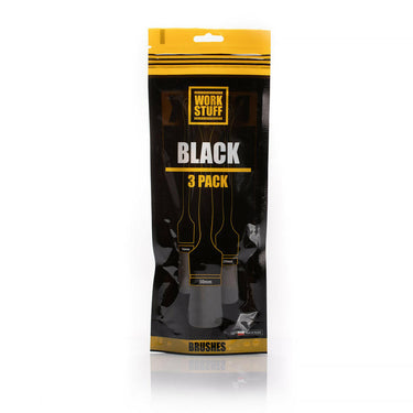 Detailing Brush Black 3 Pack - Work Stuff Work Stuff Detailing Brush Detailer South Africa.