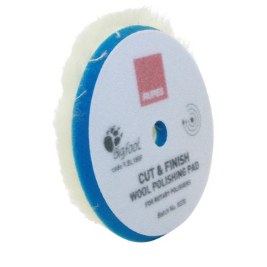 Rotary Cut & Finish Wool Pad: 180mm- Rupes Detailer SA.