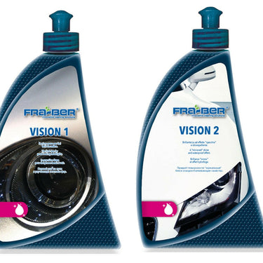 Vision 1 and Vision 2 Kit: Treatment for Headlight Restoration- Fra-Ber Fra-Ber Headlight Restoration Detailer South Africa.