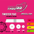 Pads 99 Yellow Twister Pad: 6 Inch Medium/One-Step Pad Pads99.