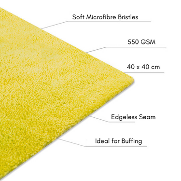 550 GSM Microfibre Buffing Cloths (Sets) Detailing Corporation.