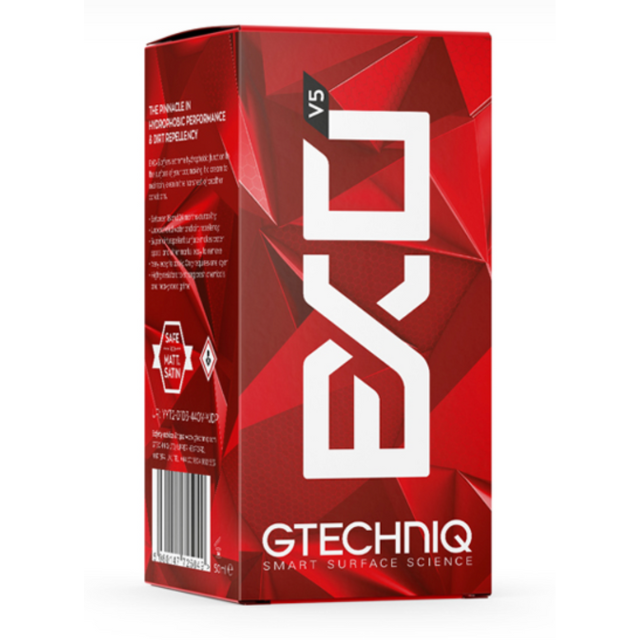 EXOv5 Ultra Durable Hydrophobic Ceramic Coating Gtechniq.