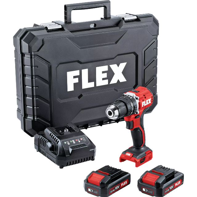 Flex Cordless Drill: PD 2G 18.0-EC LD/2.5 Set Flex.