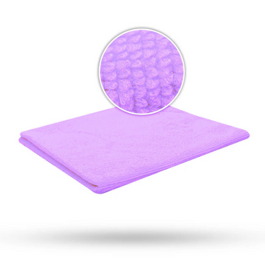 Smooth Edge: Edgeless Microfibre Cloth.