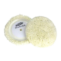 Zvizzer Wool Heavy Cutting Pad  Marine Line 6 inch