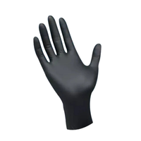 Black Nitrile Gloves: 100 pieces