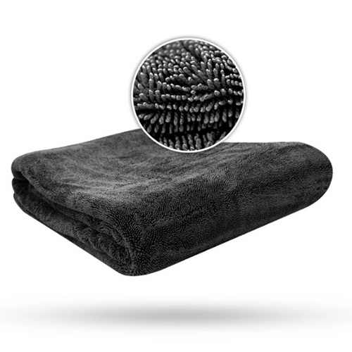 1400 GSM Double Sided Twisted Loop Drying Towel: 90x55cm Detailing Corporation.