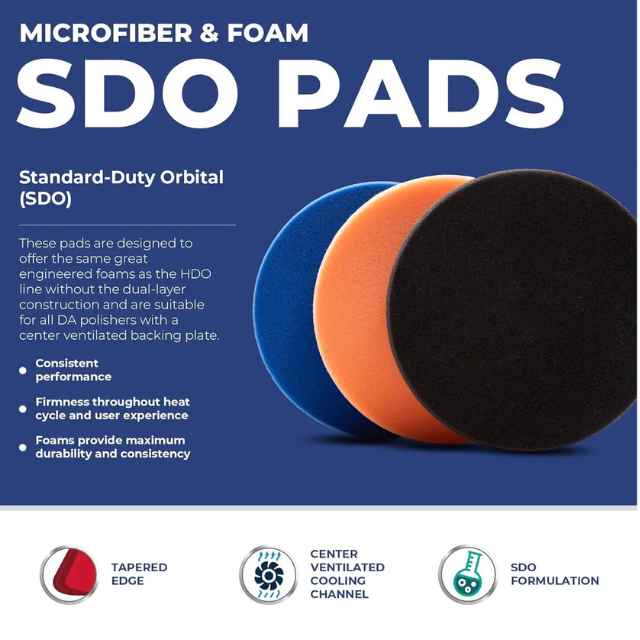 Lake Country SDO Blue Cutting Pad 6 inch Lake Country.