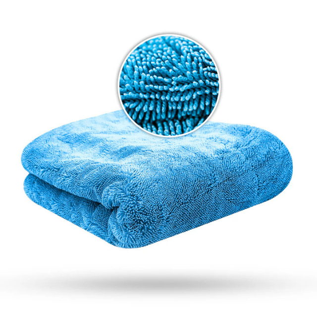 1400 GSM Double Sided Twisted Loop Drying Towel: 90x55cm Detailing Corporation.
