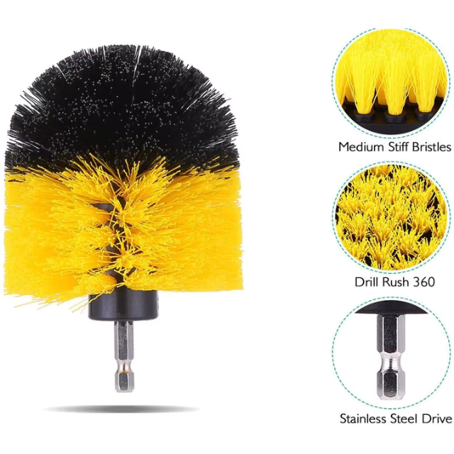 360° Carpet Drill Brush Attachment Detailing Corporation.