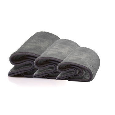 600 GSM Single Sided Microfibre Drying Towels Set: 3-Pack Detailing Corporation.