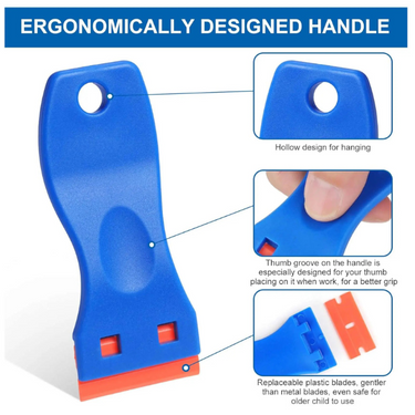 Plastic Razor Blade Scraper + 10 Blades Detailer South Africa.