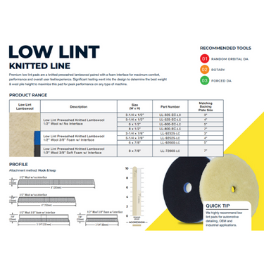 Prewashed White Knitted Lambswool Pad Lake Country.