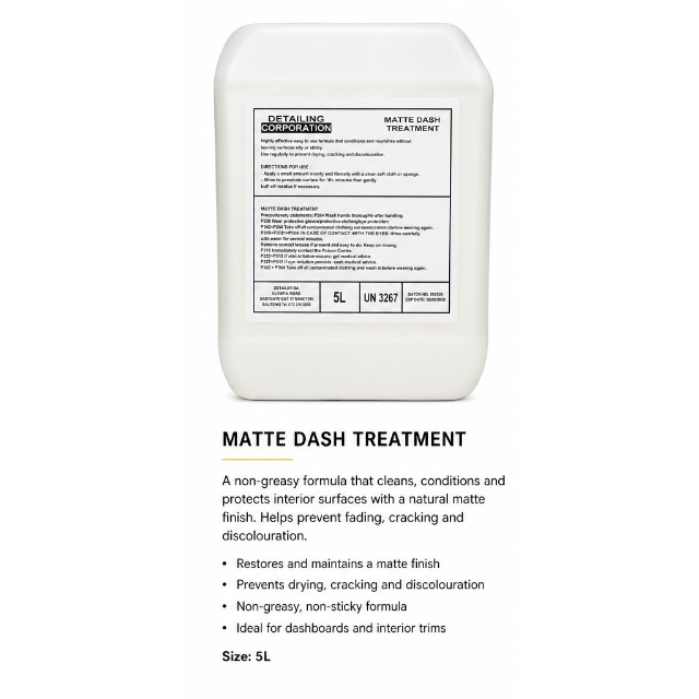 Door and Dash Plastic Treatment (5L)- Matte