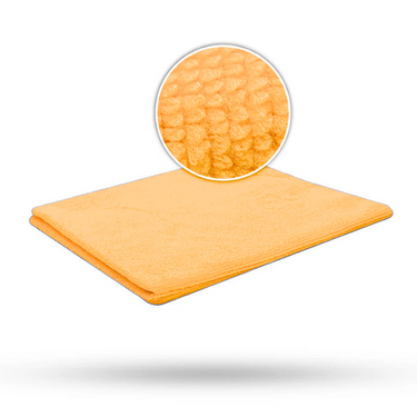 Smooth Edge: Edgeless Microfibre Cloth.