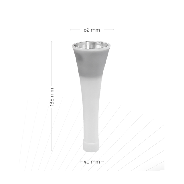 016 Plastic Nozzle with Stainless Steel Interior BenBow.