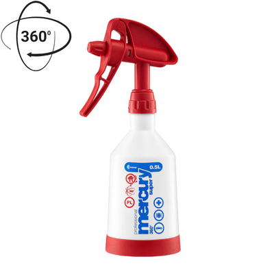 Red Mercury Super 360 Pro+ Sprayer Bottle: 0.5 Litre
