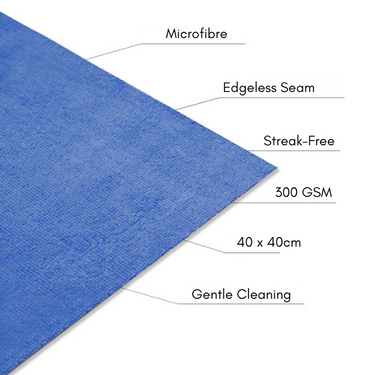 Smooth Edge: Edgeless Microfibre Cloth (Sets).