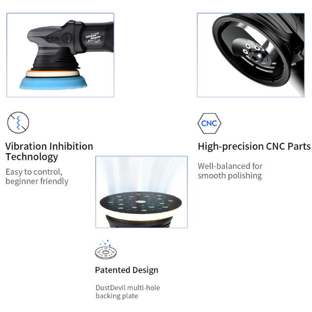 ShineMate Cordless Dual Action Polisher EB351-5/15 ShineMate .
