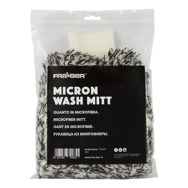 Micron Wash Mitt: Microfibre Wash Mitt- Fra-Ber Fra-Ber Wash Mitt Detailer South Africa.