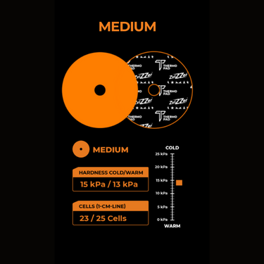 Thermo Trapez Orange Pad: Medium Cut/One-Step Pad Zvizzer.