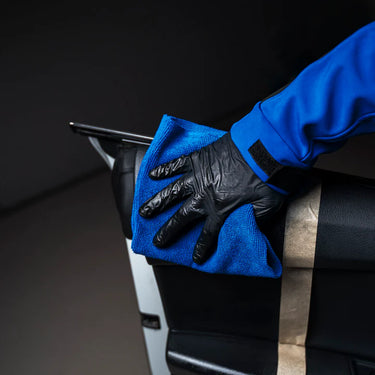 6 for 1. Fra-Ber. All-Purpose Cleaner- Being used to clean a door