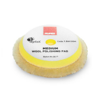 Yellow Wool Medium Polishing Pad- Rupes RUPES Polishing Pad Detailer South Africa.