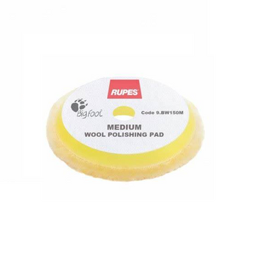 Yellow Wool Medium Polishing Pad- Rupes RUPES Polishing Pad Detailer South Africa.