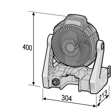 Cordless Fan CF 18.0/230 - Flex Flex Fan Detailer South Africa.