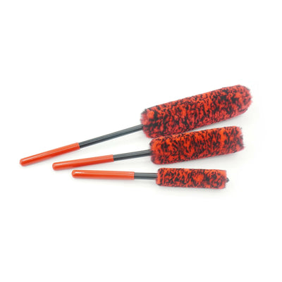 Microfibre Wheel Brush: 3 Piece Set