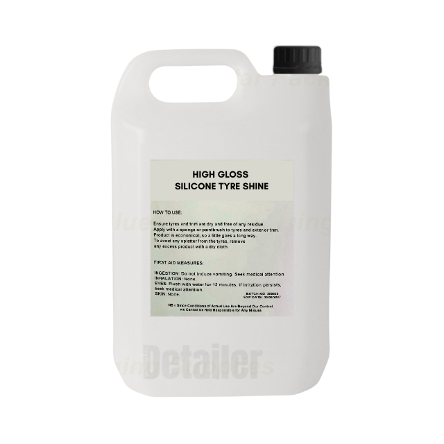 High Gloss Silicone Tyre Shine Detailing Corporation.