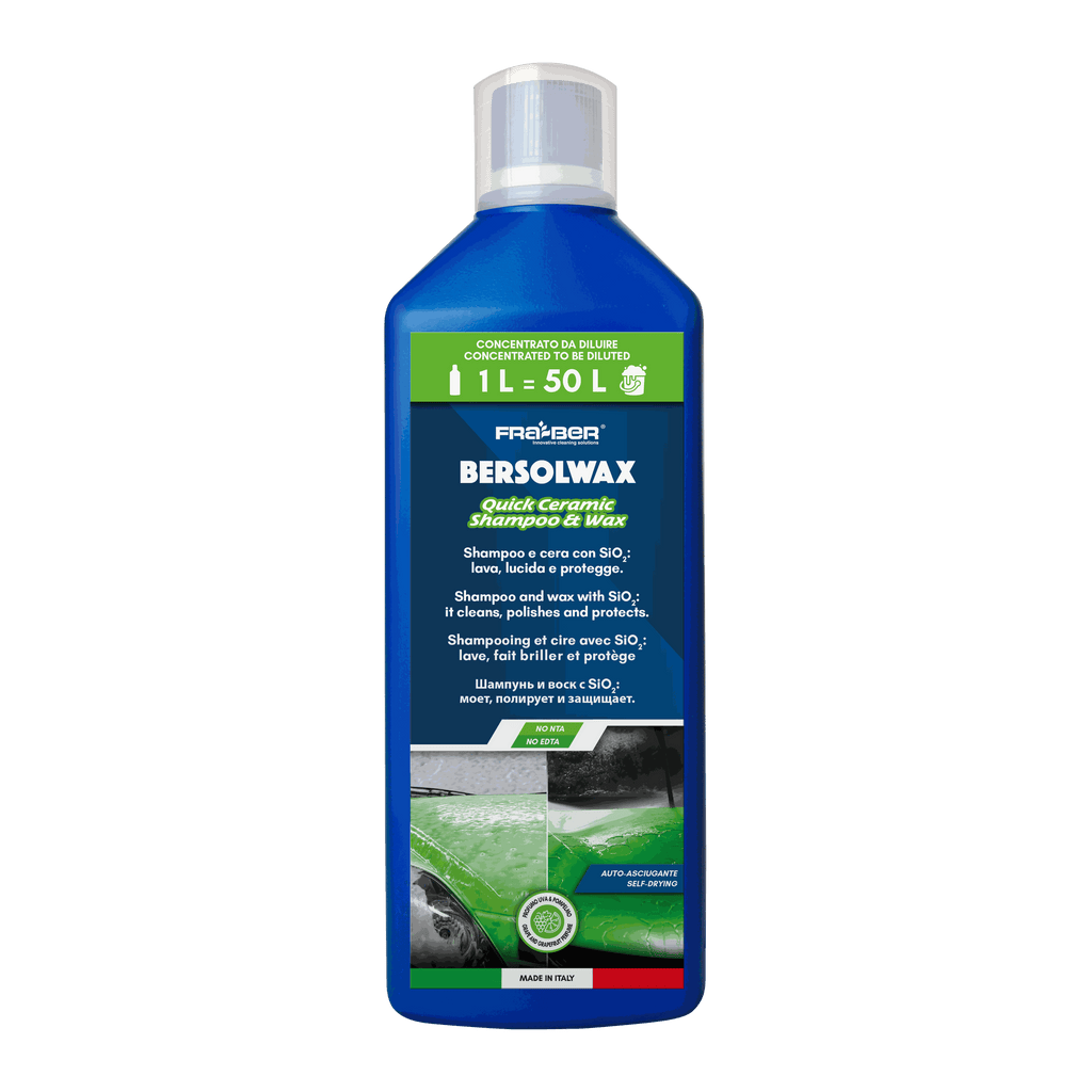 Bersolwax. Fra-Ber. Ceramic car shampoo 1000ml bottle- front view
