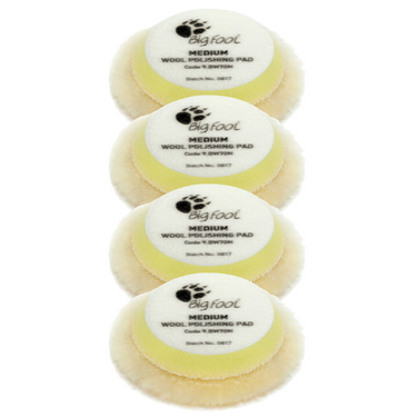 Yellow Wool Medium Polishing Pad- Rupes RUPES Polishing Pad Detailer South Africa.