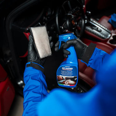 DET Leather- Car Leather Cleaner & Conditioner- Fra-Ber Fra-Ber Leather Cleaner Detailer South Africa.