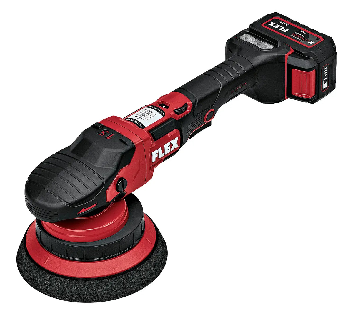 Flex Cordless Random Orbital Polisher Set XFE 15 150 18.0-EC/5.0