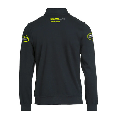 Official Innovacar Black Long Zip Sweatshirt Innovacar Sweatshirt Detailer South Africa.