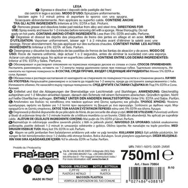 Lega: Wheel and Trye Cleaner- Fra-Ber Fra-Ber Wheel Cleaner Detailer South Africa.