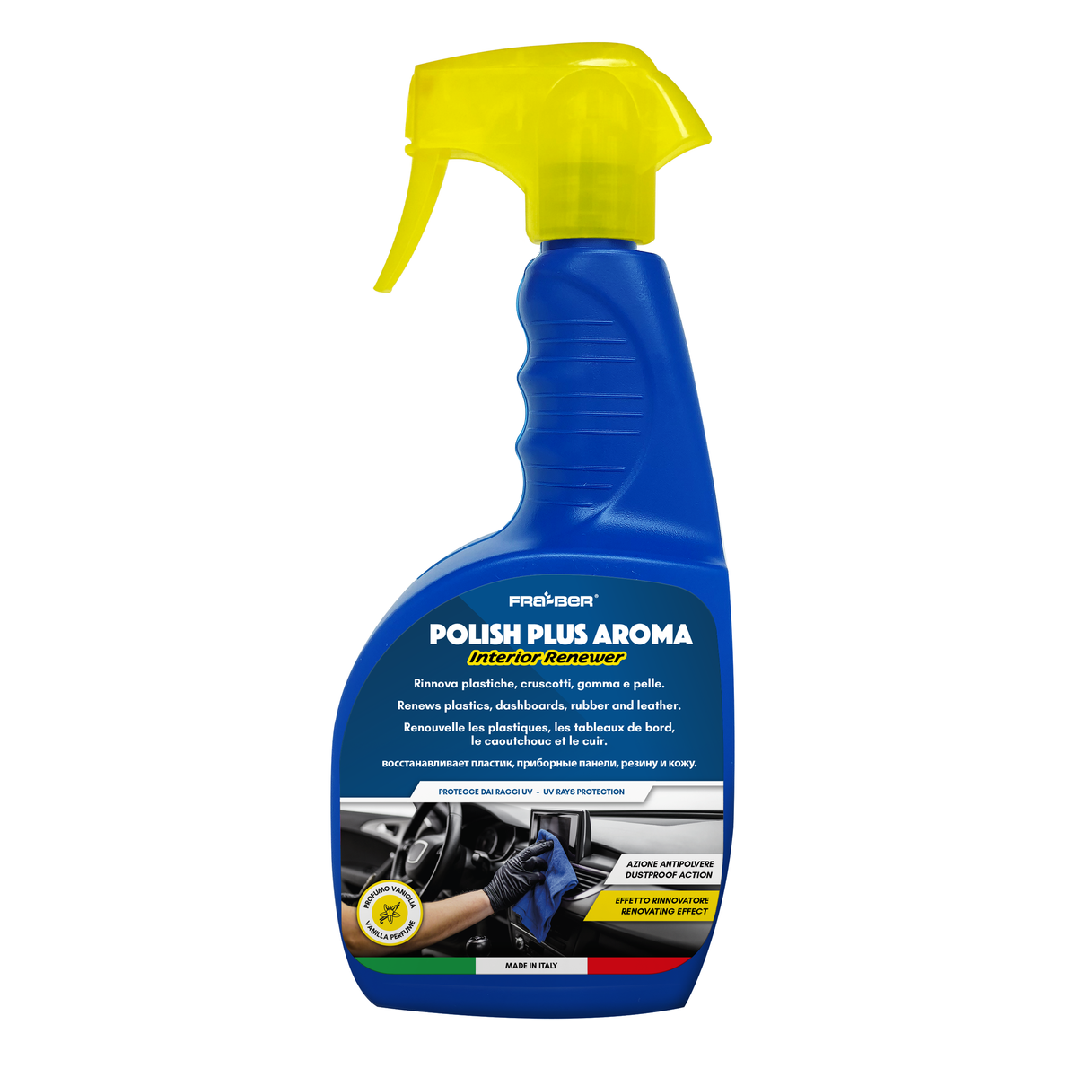 Polish Plus Aroma: Plastic, Rubber & Leather Restorer- Fra-Ber Fra-Ber Car Polish Detailer South Africa.