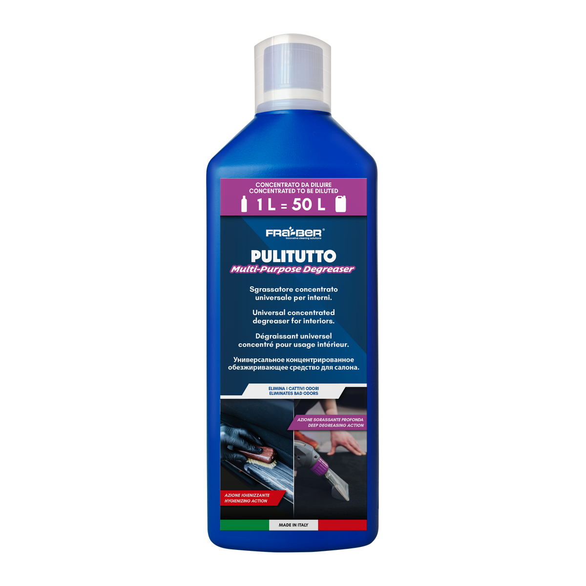 Pulitutto - Car Interior Cleaner & Degreaser- Fra-Ber Fra-Ber simple Detailer South Africa.