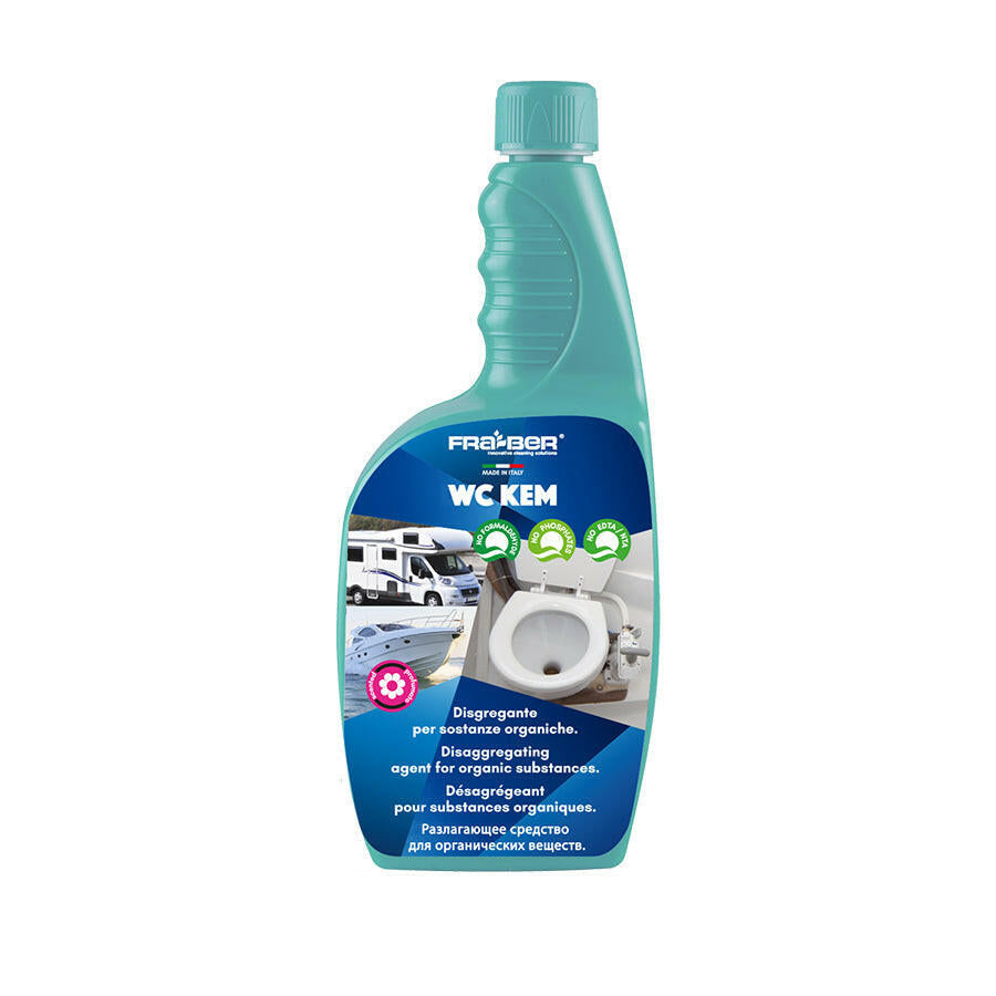 WC Kem- Digestant for Toilets, Camper Vans & Boats- Fra-Ber Fra-Ber  Detailer South Africa.