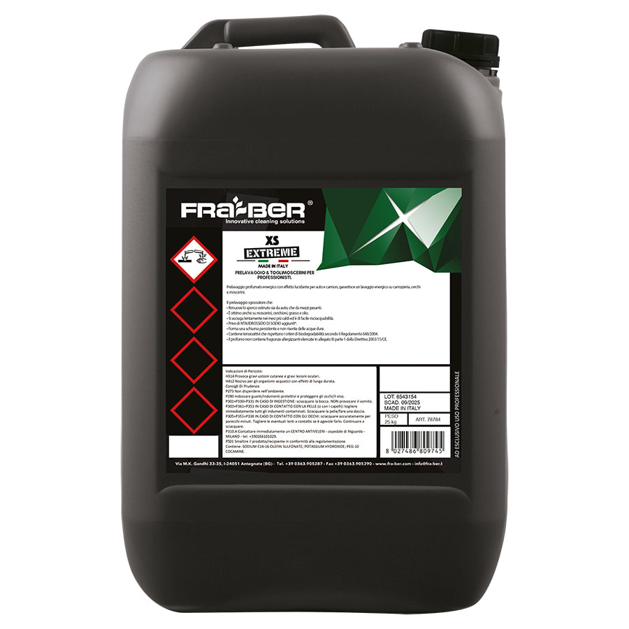 XS EXTREME PROFESSIONAL PRE-WASH AND INSECT REMOVER. Fra-Ber.